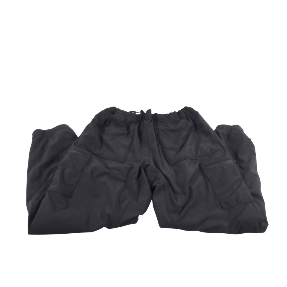 Eddie Bauer Womens 12 Black Fleece Lined Cargo Jogger Pants‎ Outdoor Hiking Warm